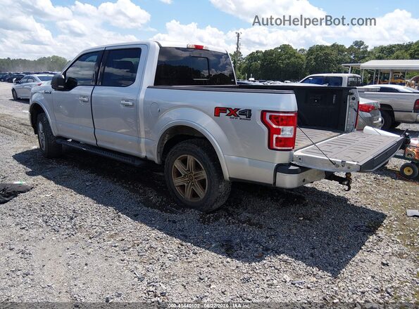 1FTEW1EP8KFB42774 2019 FORD F150 Silver Trasero izquierdo