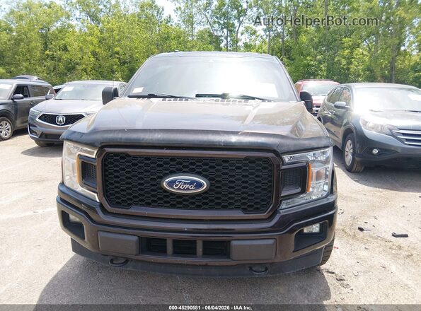 1FTEW1EP8KFB95037 2019 FORD F150 Фиолетовый Вид щитка приборов