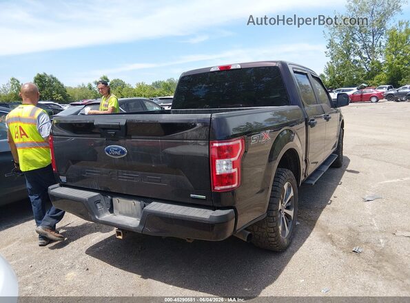 1FTEW1EP8KFB95037 2019 FORD F150 Фиолетовый Задняя правая четверть