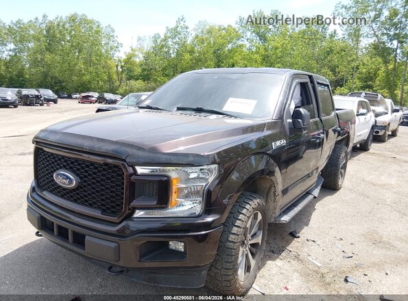 1FTEW1EP8KFB95037 2019 FORD F150 Фиолетовый Передняя левая четверть