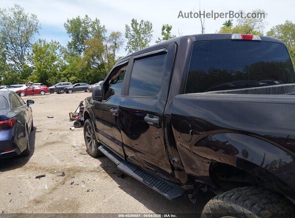 1FTEW1EP8KFB95037 2019 FORD F150 Фиолетовый Панорамный вид салона 360°