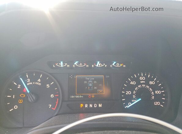 1FTEW1EP8KFC04934 2019 FORD F150 Gray ხელსაწყოთა პანელის ხედი