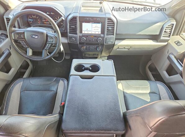 1FTEW1EP8KFC25573 2019 FORD F150 Black წინა პანელის ხედი