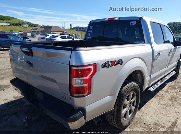 1FTEW1EP8KFD42862 2019 FORD F150 Silver Rear right