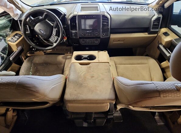 1FTEW1EP8LFC03736 2020 FORD F150 Black Widok deski rozdzielczej