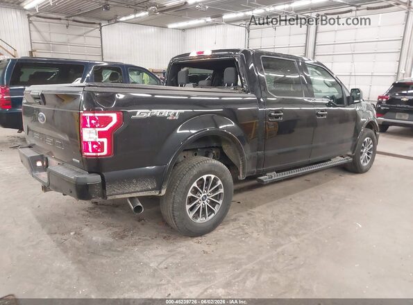 1FTEW1EP8LKE20002 2020 FORD F150 Black Trasero derecho