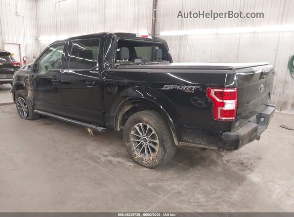 1FTEW1EP8LKE20002 2020 FORD F150 Black Trasero izquierdo