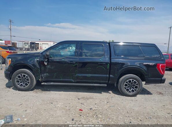 1FTEW1EP8MFA07720 2021 FORD F150 Black Vista interior de 360 grados