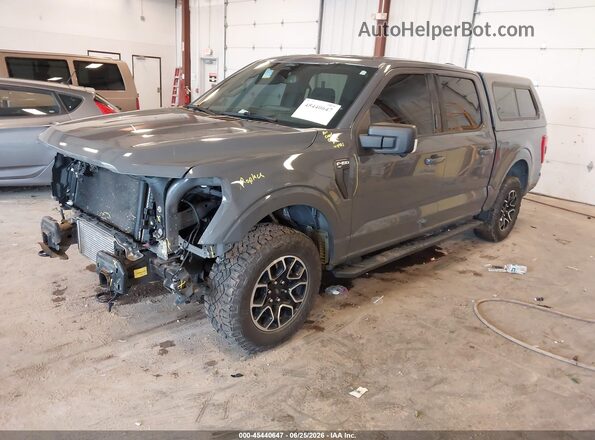 1FTEW1EP8MFA39101 2021 FORD F150 Gray Front left