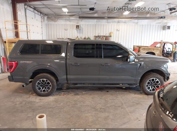 1FTEW1EP8MFA39101 2021 FORD F150 Gray Rear interior view