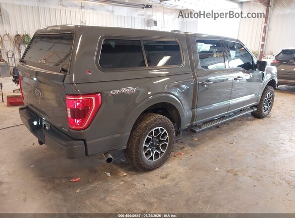 1FTEW1EP8MFA39101 2021 FORD F150 Gray Rear right