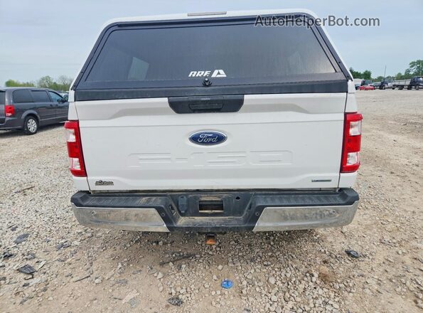 1FTEW1EP8MFB85840 2021 FORD F150 White Vista trasera