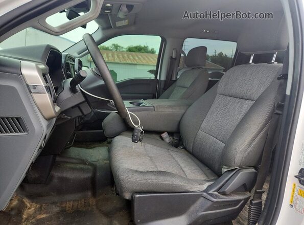 1FTEW1EP8MFB85840 2021 FORD F150 White Vista interior delantera