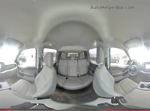 1FTEW1EP8MFB85840 2021 FORD F150 White Vista interior de 360 grados