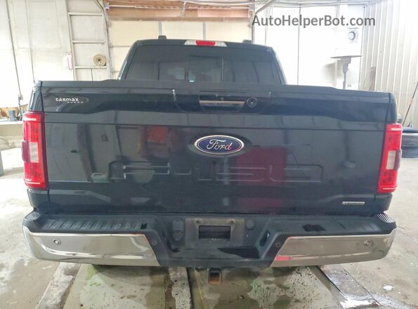 1FTEW1EP8NFA08643 2022 FORD F150 Black უკანა ხედი