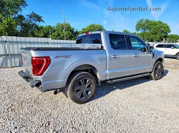 1FTEW1EP8PKF25600 2023 FORD F150 Серый Задняя правая четверть