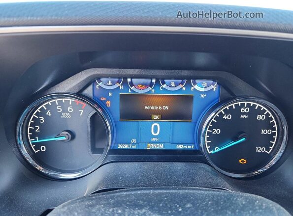 1FTEW1EP8PKF25600 2023 FORD F150 Серый Вид щитка приборов