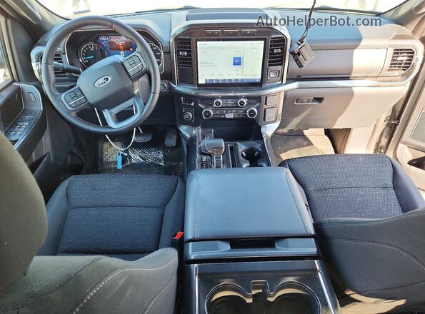 1FTEW1EP8PKF25600 2023 FORD F150 Серый Вид панели приборов