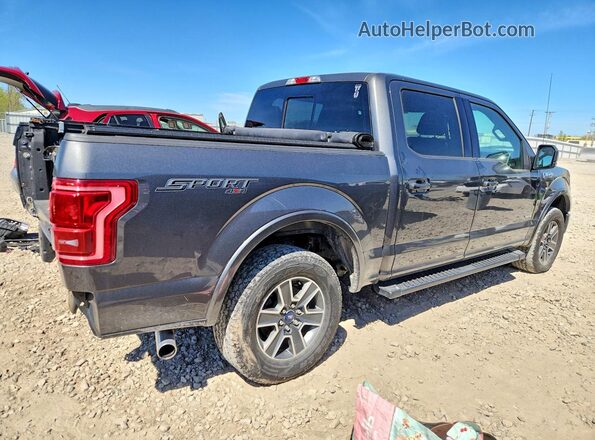 1FTEW1EP9GFB31158 2016 FORD F150 Gray 