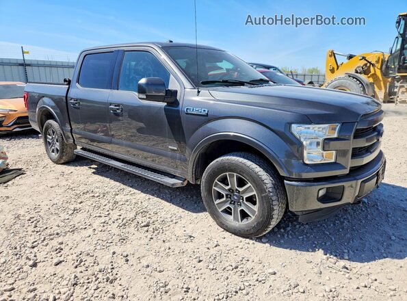 1FTEW1EP9GFB31158 2016 FORD F150 Gray 