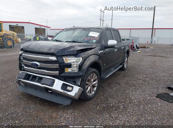 1FTEW1EP9GFB81459 2016 FORD F150 Black Front left