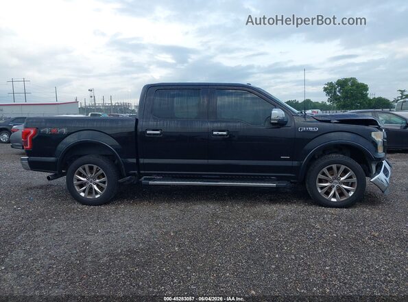 1FTEW1EP9GFB81459 2016 FORD F150 Black Rear interior view