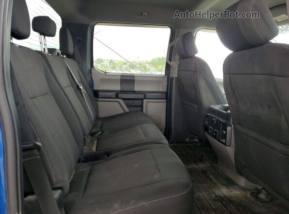 1FTEW1EP9JKC42940 2018 FORD F150 Blue Հետևի նստատեղերի տեսք