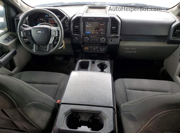 1FTEW1EP9JKC42940 2018 FORD F150 Blue Առջևի վահանակի տեսք