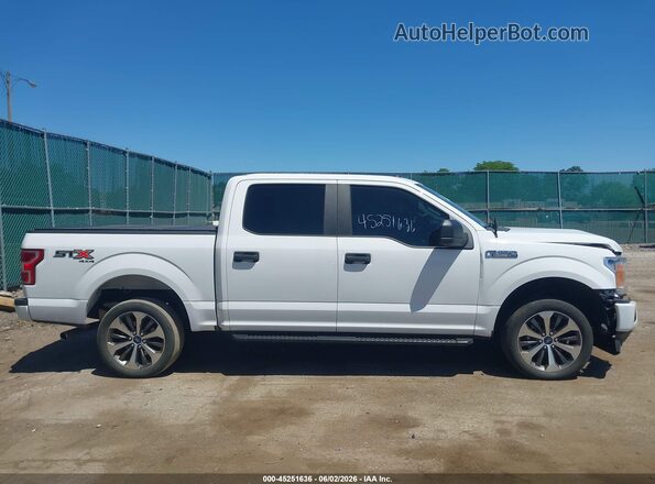 1FTEW1EP9KKD23146 2019 FORD F150 White Widok wnętrza 360 stopni
