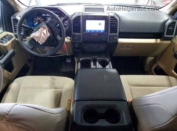 1FTEW1EP9LKD11323 2020 FORD F150 Gray Առջևի վահանակի տեսք