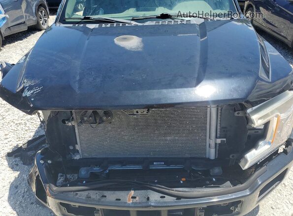 1FTEW1EP9LKD22984 2020 FORD F150 Black Rear interior view