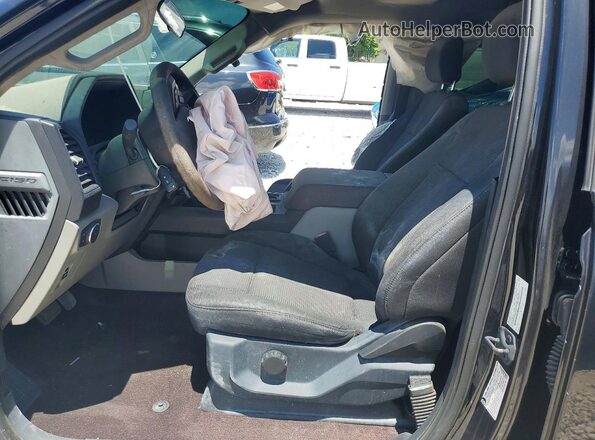 1FTEW1EP9LKD22984 2020 FORD F150 Black Front interior view