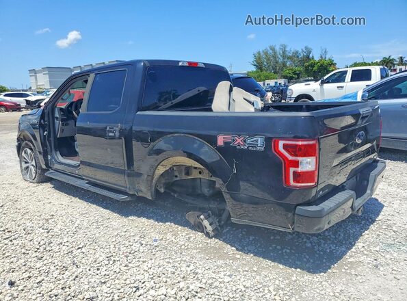 1FTEW1EP9LKD22984 2020 FORD F150 Black Rear left