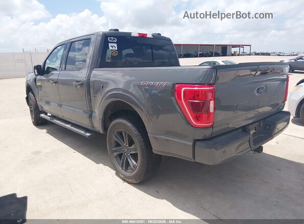 1FTEW1EP9MFA43884 2021 FORD F150 Gray Tył lewy