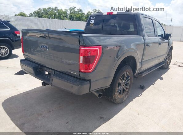 1FTEW1EP9MFA43884 2021 FORD F150 Gray Tył prawy