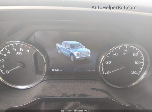 1FTEW1EP9MFA43884 2021 FORD F150 Gray Widok tylnych siedzeń