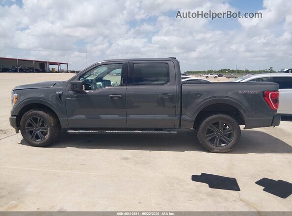 1FTEW1EP9MFA43884 2021 FORD F150 Gray Widok wnętrza 360 stopni