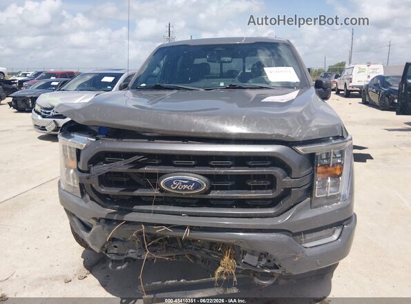 1FTEW1EP9MFA43884 2021 FORD F150 Gray Widok zestawu wskaźników