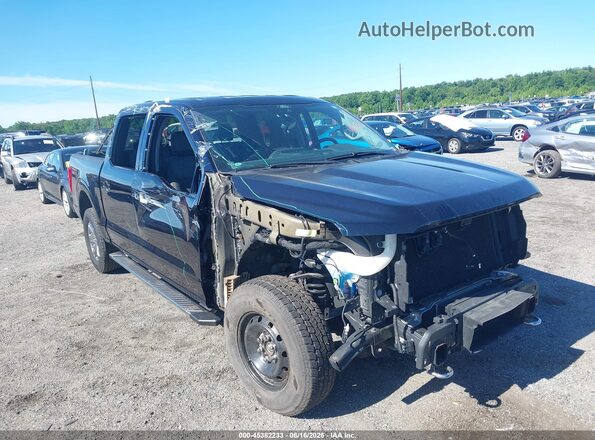 1FTEW1EP9MFB84311 2021 FORD F150 Black Front view