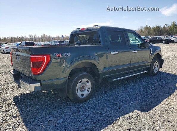 1FTEW1EP9MKD49605 2021 FORD F150 Green 