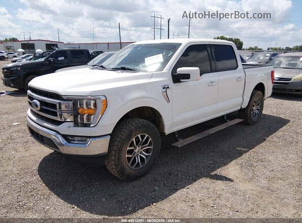 1FTEW1EP9MKD68168 2021 FORD F150 Белый Передняя левая четверть