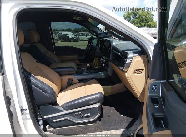 1FTEW1EP9MKD68168 2021 FORD F150 Белый Вид салона спереди