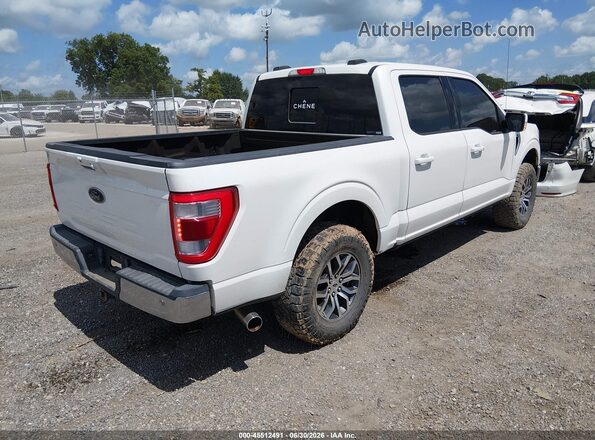 1FTEW1EP9MKD68168 2021 FORD F150 Белый Задняя правая четверть