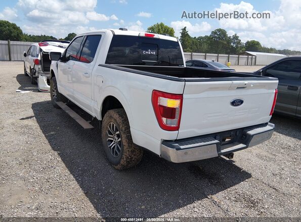 1FTEW1EP9MKD68168 2021 FORD F150 Белый Задняя левая четверть