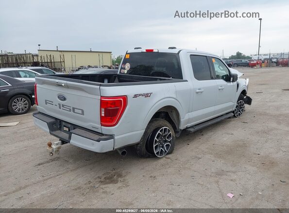 1FTEW1EP9MKE16980 2021 FORD F150 Gray Հետևի աջ