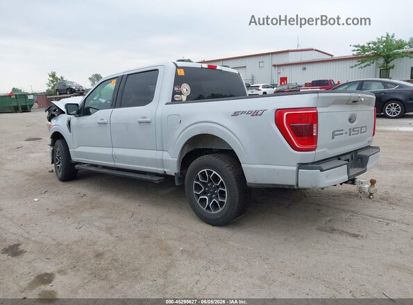 1FTEW1EP9MKE16980 2021 FORD F150 Gray Հետևի ձախ