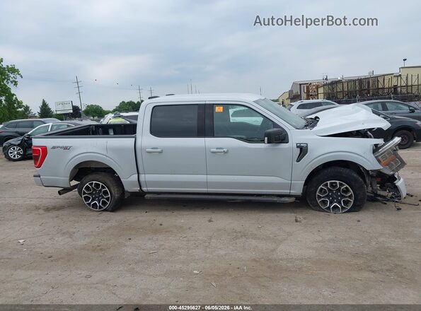 1FTEW1EP9MKE16980 2021 FORD F150 Gray Սալոնի հետևի տեսք