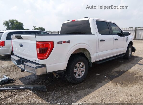 1FTEW1EP9MKE33293 2021 FORD F150 White Rear right