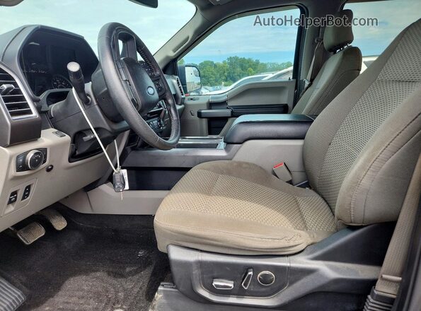 1FTEW1EPXGFB63052 2016 FORD F150 Gray Vista interior delantera