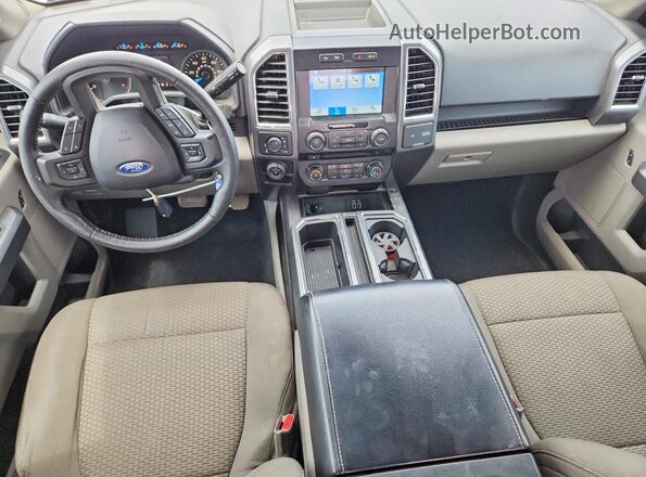 1FTEW1EPXGFB63052 2016 FORD F150 Gray Vista del salpicadero